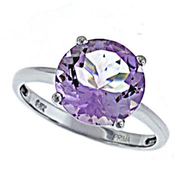 Prima Pink Amethyst Ring