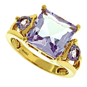 Prima Pink Amethyst Ring