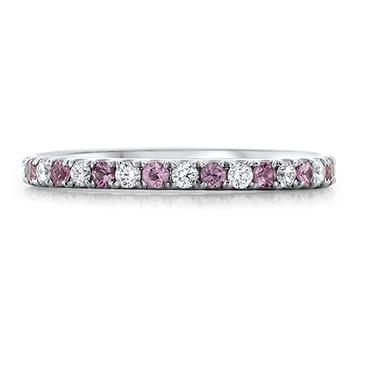 Prima Pink Sapphire & Diamond Ring