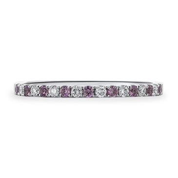 Prima Pink Sapphire & Diamond Ring