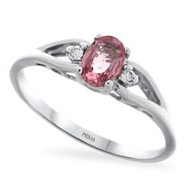 Prima Pink Sapphire Ring