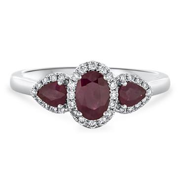 Prima Ruby & Diamond Ring