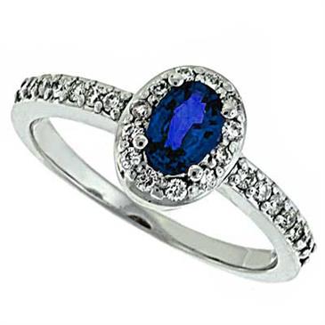 Prima Sapphire and Diamond Ring