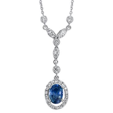 Prima Sapphire & Diamond Necklace