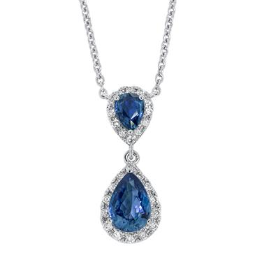 Prima Sapphire & Diamond Necklace