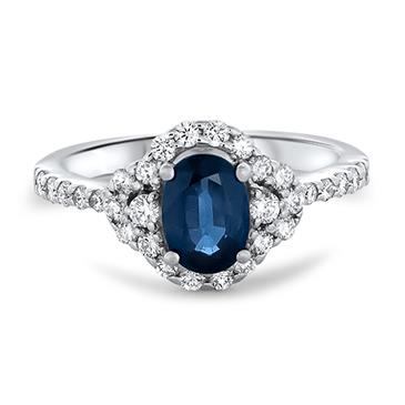 Prima Sapphire & Diamond Ring