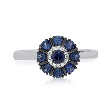 Prima Sapphire & Diamond Ring