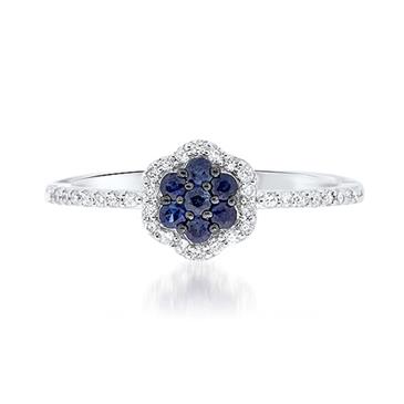 Prima Sapphire & Diamond Ring