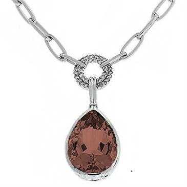 Prima Smokey Quartz & Diamond Necklace