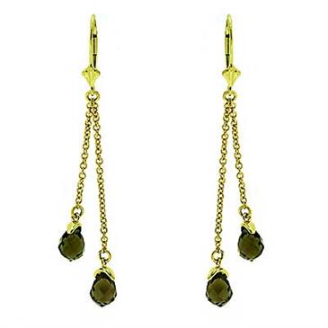 Prima Smokey Quartz Earrings