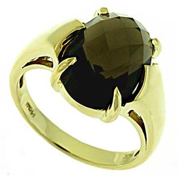 Prima Smokey Quartz Ring