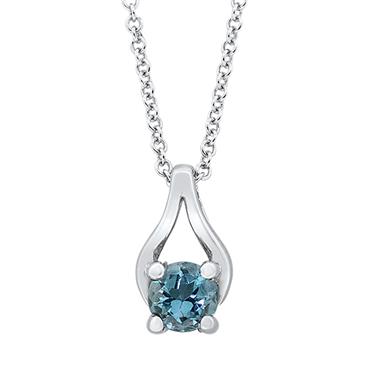 Prima Swiss Blue Topaz Pendant