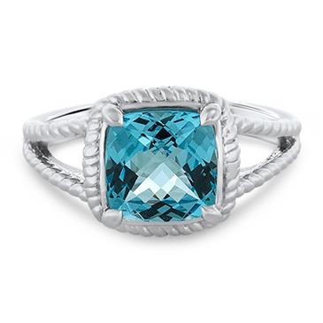 Prima Swiss Blue Topaz Ring