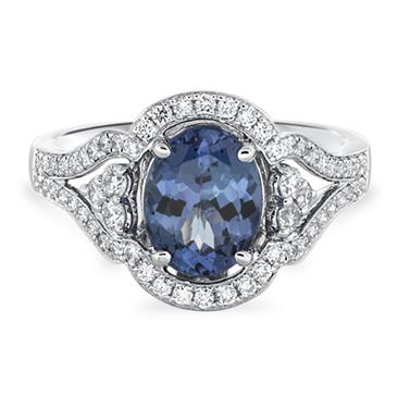 Prima Tanzanite & Diamond Ring