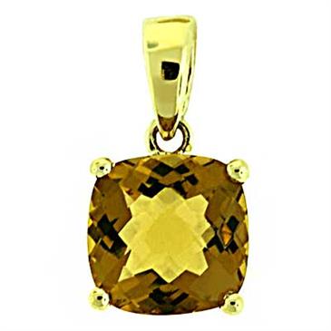 Prima Whiskey Quartz Pendant