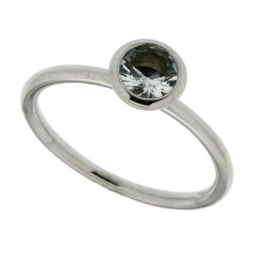 Prima White Topaz Ring