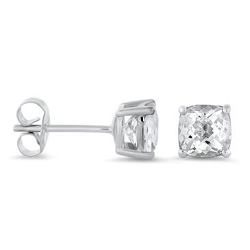 Prima White Topaz Studs