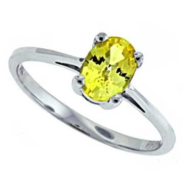 Prima Yellow Sapphire Ring