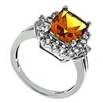 Prima   Citrine And White Topaz