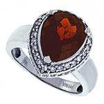 Prima   Diamond And Garnet Ring