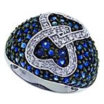 Prima   Diamond And Sapphire Ring