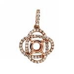 Prima  Diamond Semi Mounts  Pendant