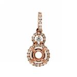 Prima  Diamond Semi Mounts  Pendant