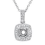 Prima  Diamond Semi Mounts Pendant