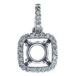 Prima  Diamond Semi Mounts  Pendant