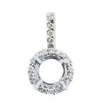 Prima  Diamond Semi Mounts  Pendant