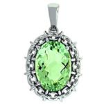 Prima   Green Amethyst Pendant