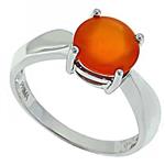 Prima   Orange Chalcedony Ring