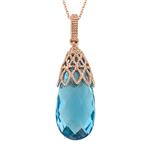 Prima 14k Rose Gold Gemstone Pendant