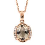 Prima 14k Rose Gold Gemstone Pendant