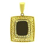 Prima 14k White Gemstone Pendant