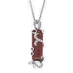 Prima 14k White Gold Gemstone Pendant