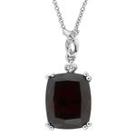 Prima 14k White Gold Gemstone Pendant