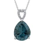 Prima 14k White Gold › Gemstone Pendant