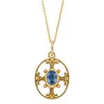 Prima 14k Yellow Gemstone Pendant