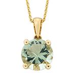 Prima 14k Yellow Gemstone Pendant