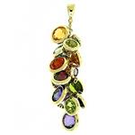 Prima 14k Yellow Gemstone Pendant