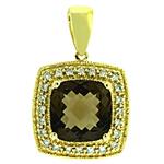 Prima 14k Yellow Gemstone Pendant