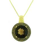 Prima 14k Yellow Gemstone Pendant