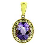 Prima 14k Yellow Gemstone Pendant