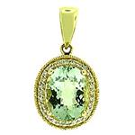 Prima 14k Yellow Gemstone Pendant