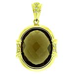 Prima 14k Yellow Gemstone Pendant