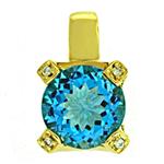 Prima 14k Yellow Gemstone Pendant