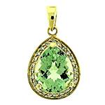 Prima 14k Yellow Gemstone Pendant