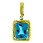 Prima 14k Yellow Gemstone Pendant