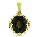 Prima 14k Yellow Gemstone Pendant